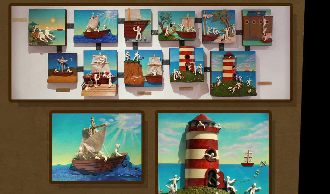 Murale le phare enfants et familles