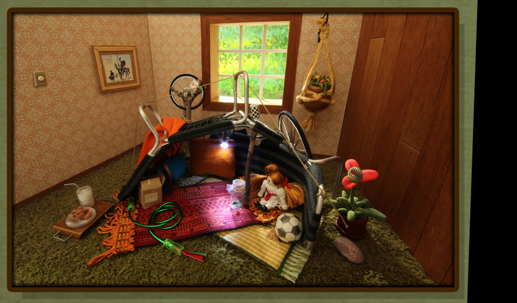 Maquette Une cabane dans ma tête